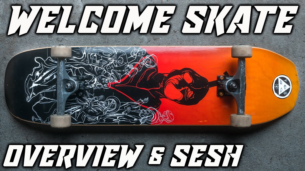 Are Shaped Decks Any Good?! Welcome Skateboards Overview & Skate Session