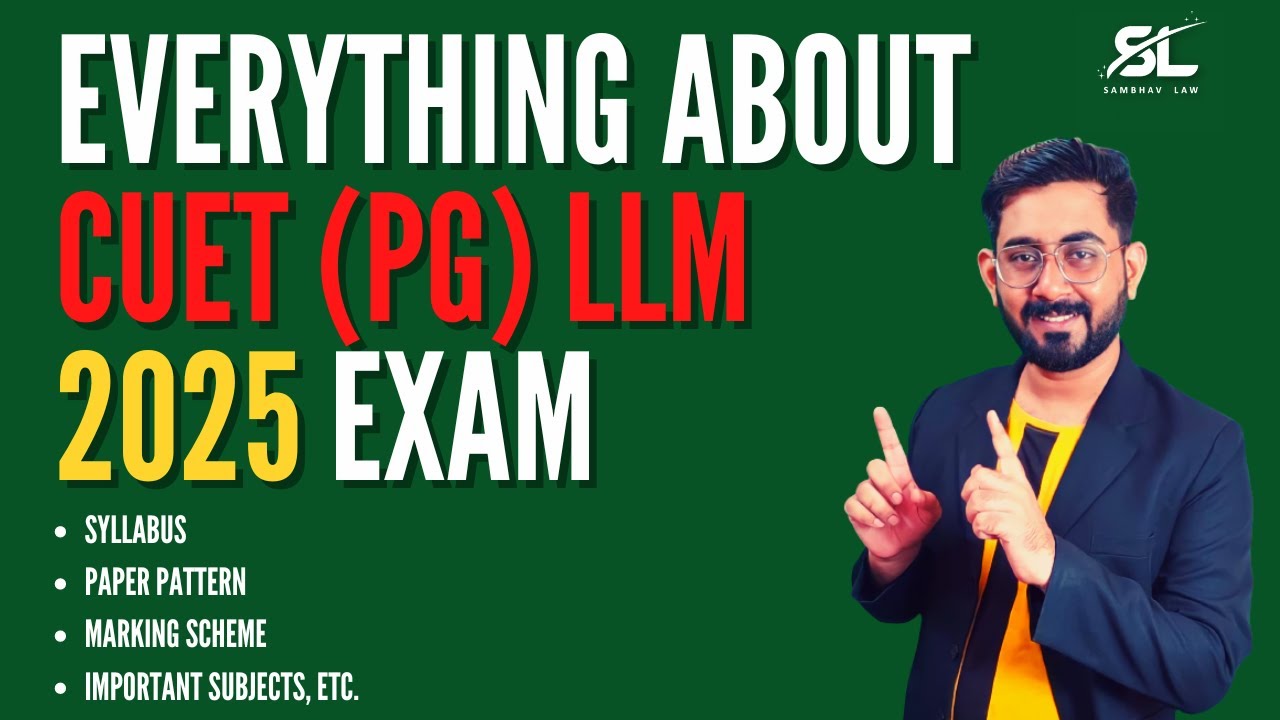 What is CUET (PG) LLM| |LLM course in CUET 2025| CUCET 2025 LLM LAW| BHU LLM 2025 | DU LLM 2025
