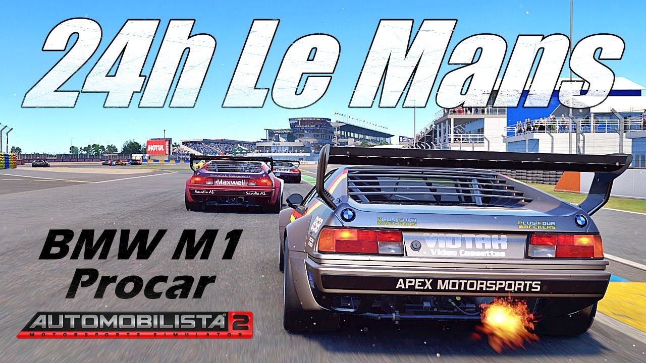 Automobilista 2 - 24 Heures du Mans - BMW M1 Procar【AMS2】