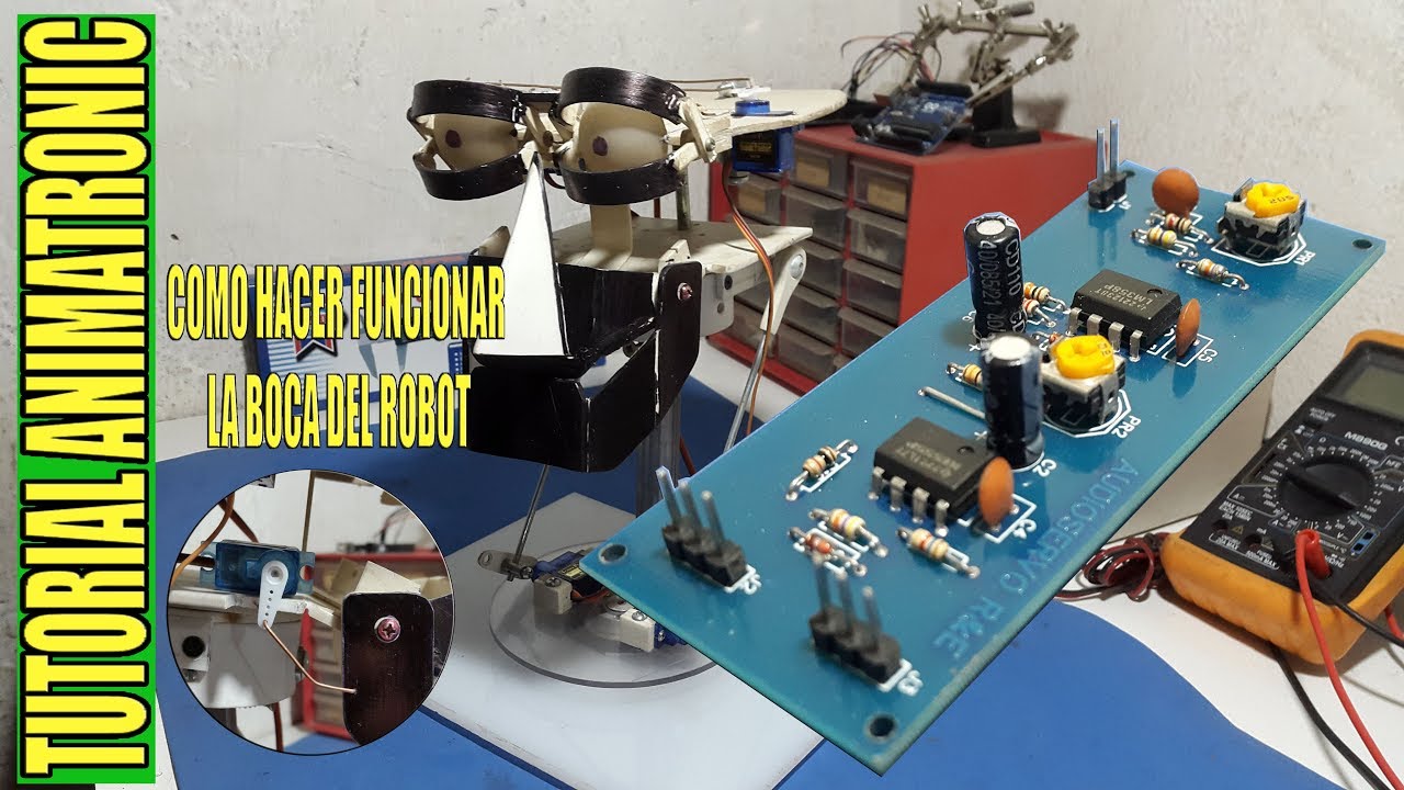 TUTORIAL: COMO CONSTRUIR UN ANIMATRONIC PARTE 5. BOCA