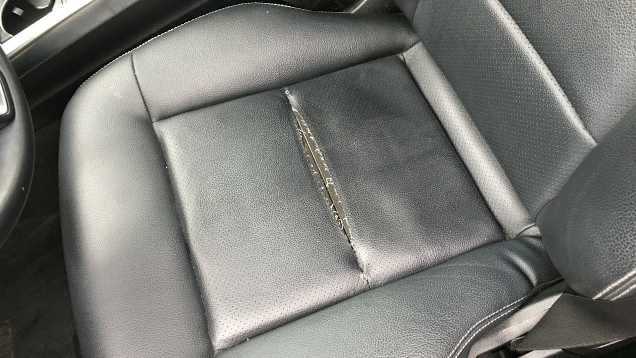 Fix ripped apart seat Mercedes E350