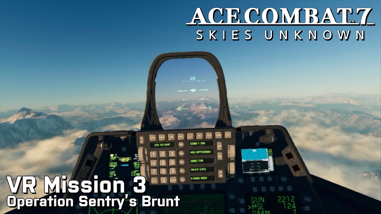 Ace Combat 7: VR Mission 3 - Operation Sentry's Brunt (Ace Difficulty)