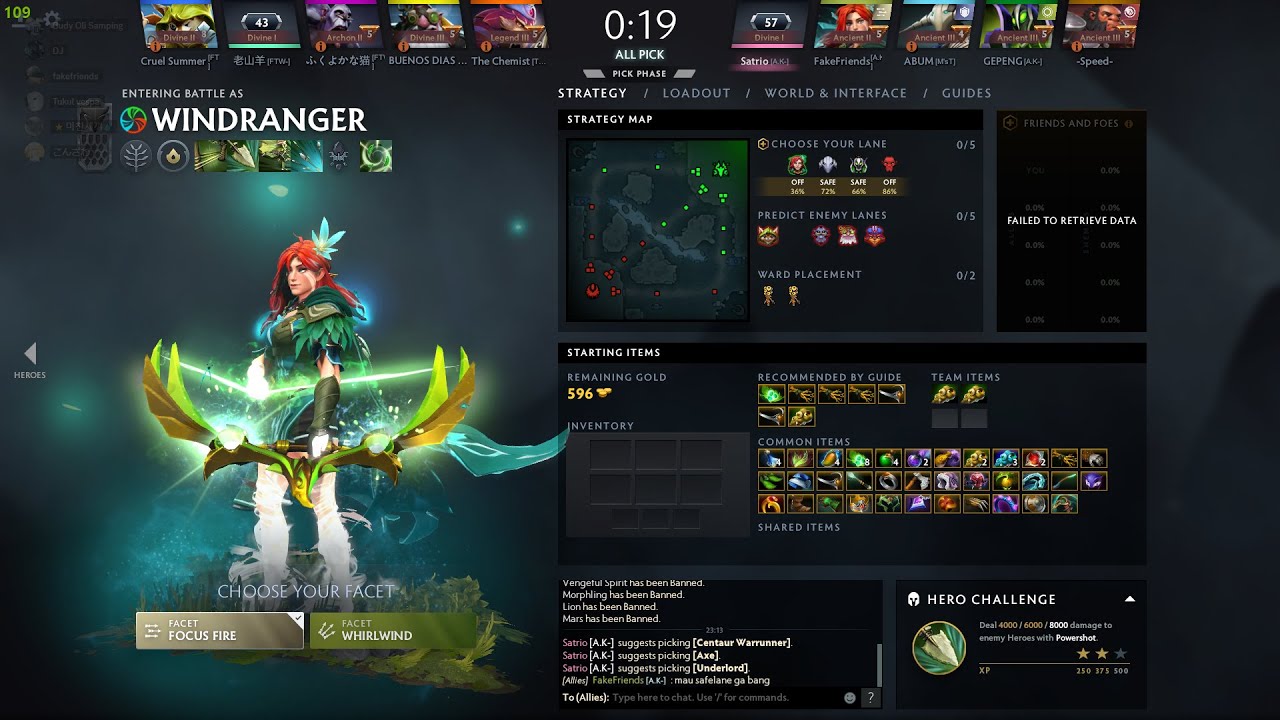 Solo Warrior - LIVE DOTA INDO