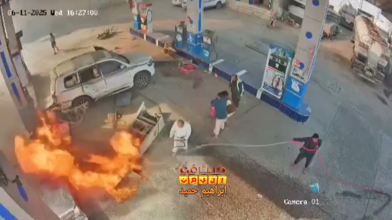 الفيديو كامل لحادث جدر بصنعاء والحمدلله على سلامة الجميع