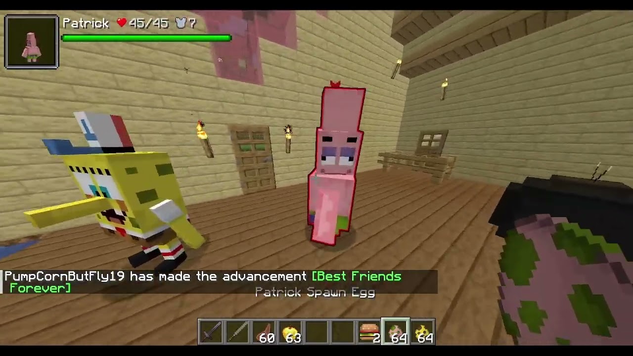 Minecraft Cartoon Mod Showcase: Tooniverse (Every characters are iconic) - Part 1