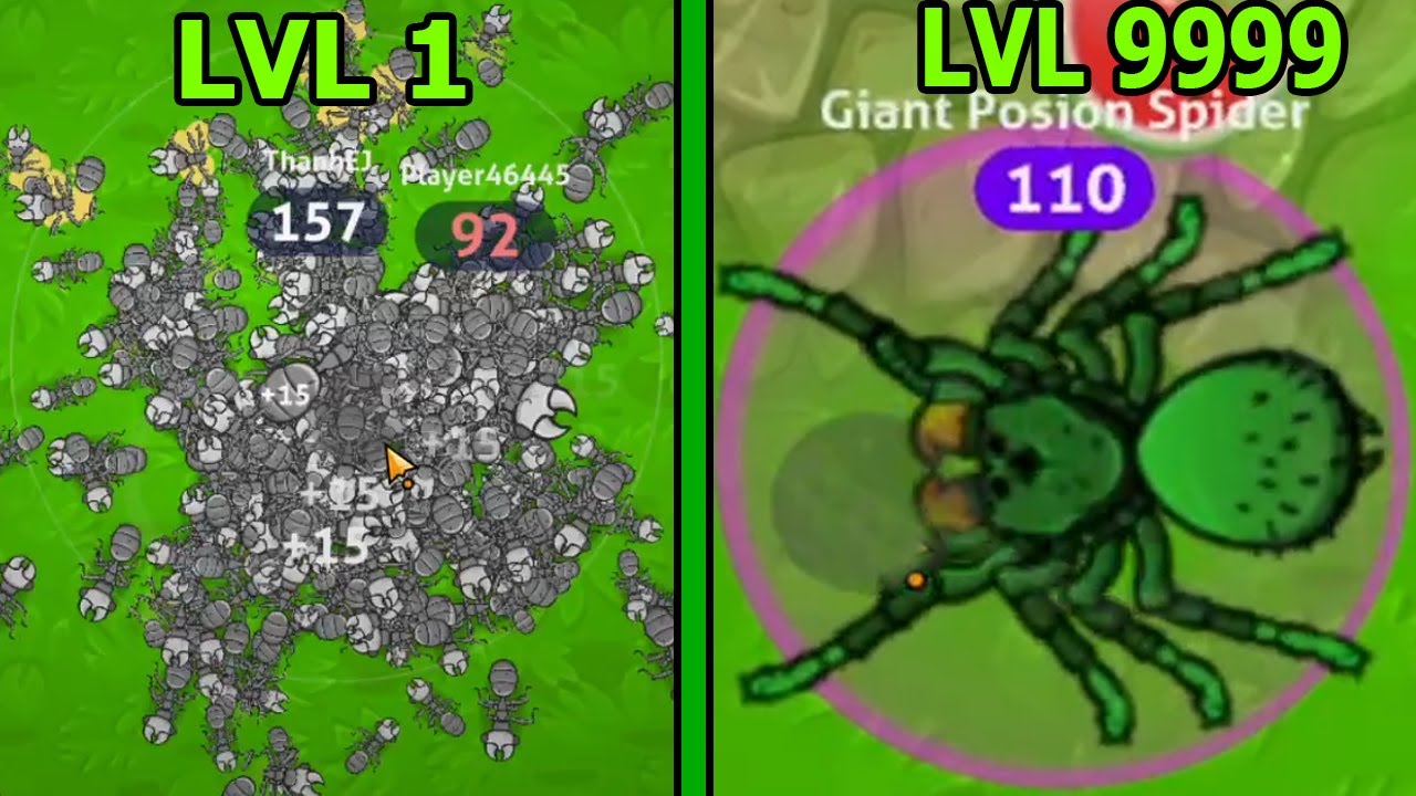 ANTS.io - Đại Quân Kiến Mạnh Nhất Thế Giới 157 Con Tiêu Diệt Nhện Độc TITAN - Top Game Android Ios