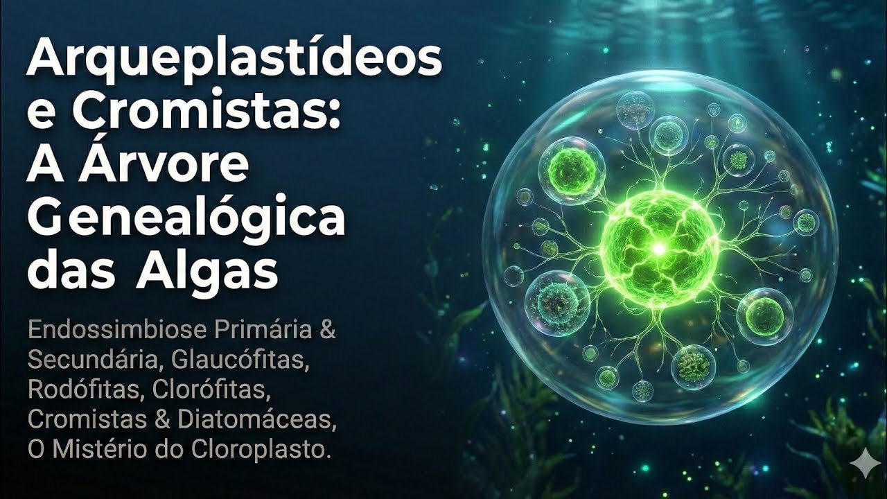 Evolução e diversidade das algas:  Endossimbiose primária e secundária