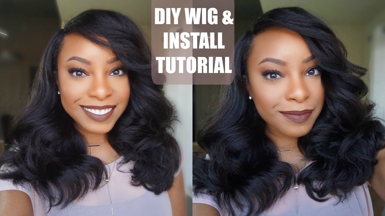DIY FULL WIG AND INSTALL TUTORIAL | Ft. KinkyCurlyYaki Coarse Yaki