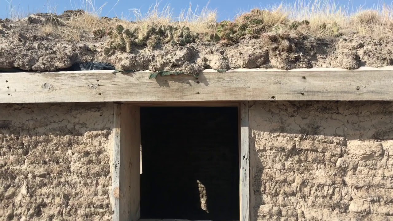 Sod house on the Great Plains