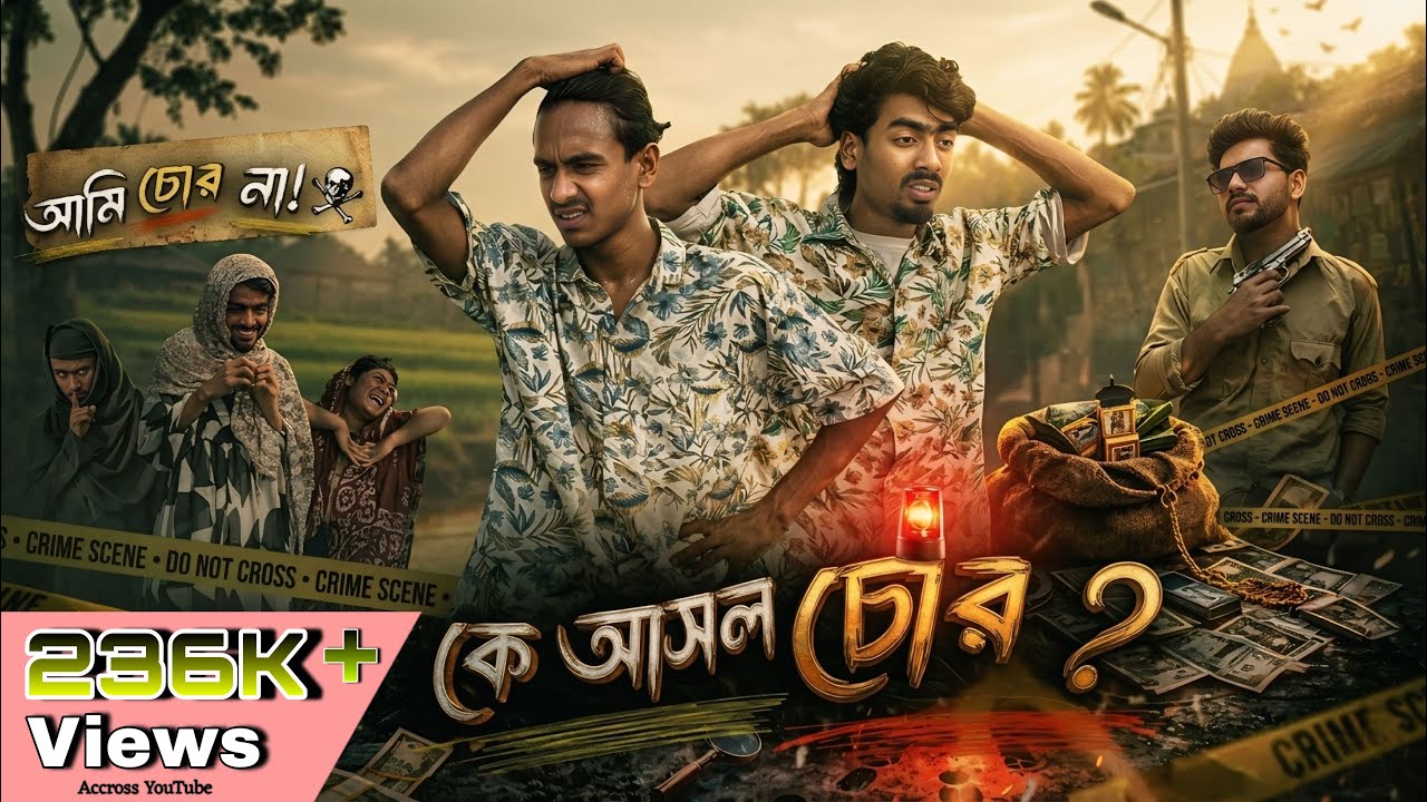 “KE ASOL CHOR?”😳 || আমি চোর না ❌ | Bangla Drama Short Flim 🎬 | TrolleX BoNgo 