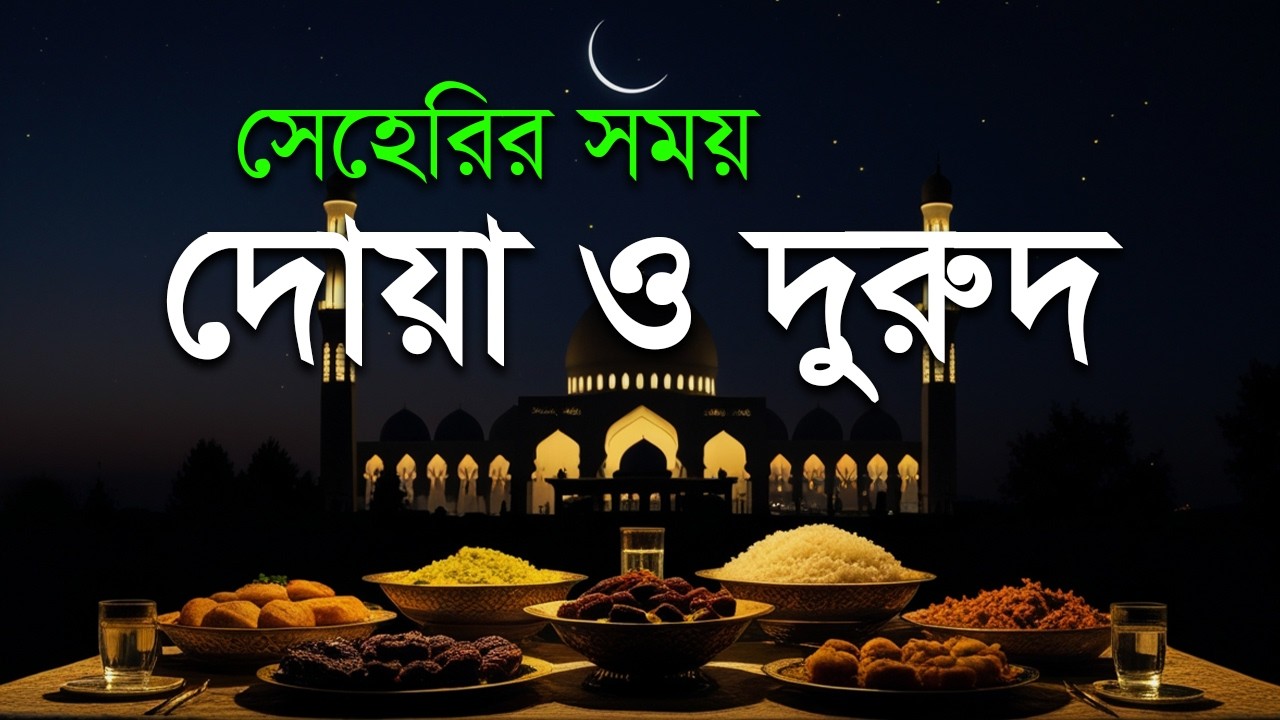 সেহেরির সময় দোয়া ও দরুদ। ‍Sehri Dua & Durod | সেহেরির কোরআন তিলাওয়াত | Alaa Aqel