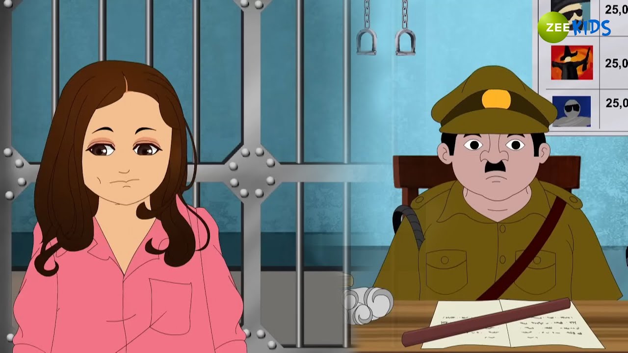 Magic Bhutoo Calls At Police Station | Magic Bhootu | Super Power Kids Show | KidZ