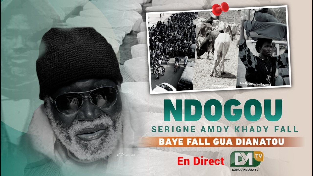 🔴En Direct de Touba - Jour 17 - Ndogou Serigne Amdi khady Fall - Touba Dianatou Mahwa Baye Fall gua.