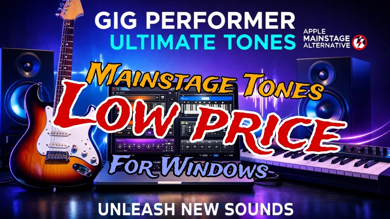 Mainstage Tones For Windows | Best MainStage Alternative | Pro Live Tones