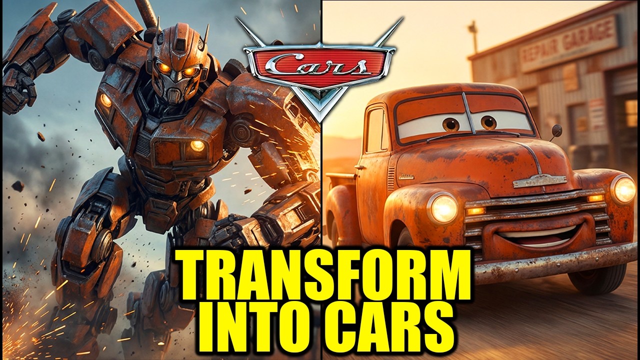 What if Transformers Turn Into Cars Characters? | Transformers-Style Cinematic