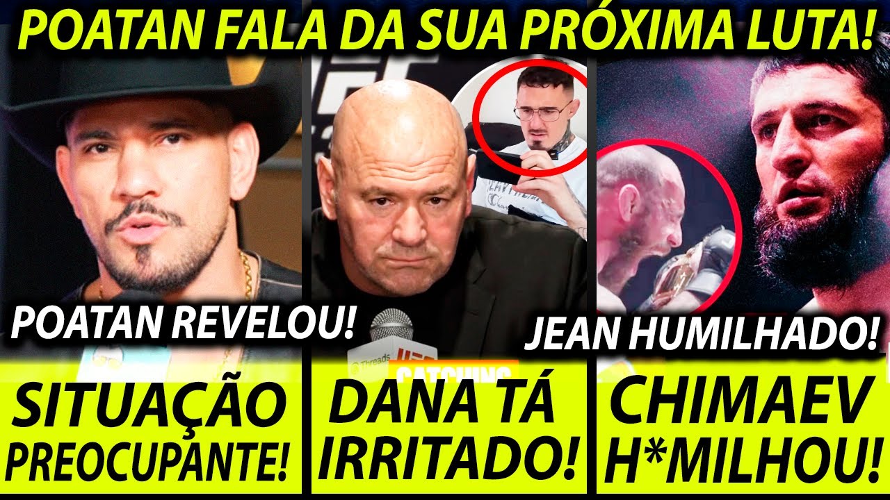 PRE0CUPANTE!🚨ALEX POATAN FALA da SUA PRÓXIMA LUTA NO UFC! CHIMAEV DEB0CHA DE JEAN SILVA no UFC 324