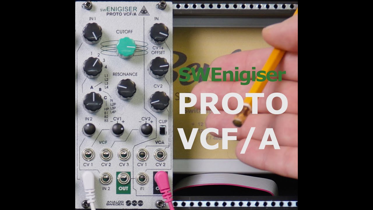 Analog Sweden - SWEnigiser Proto VCF/A (Eurorack Module; Filter & VCA)