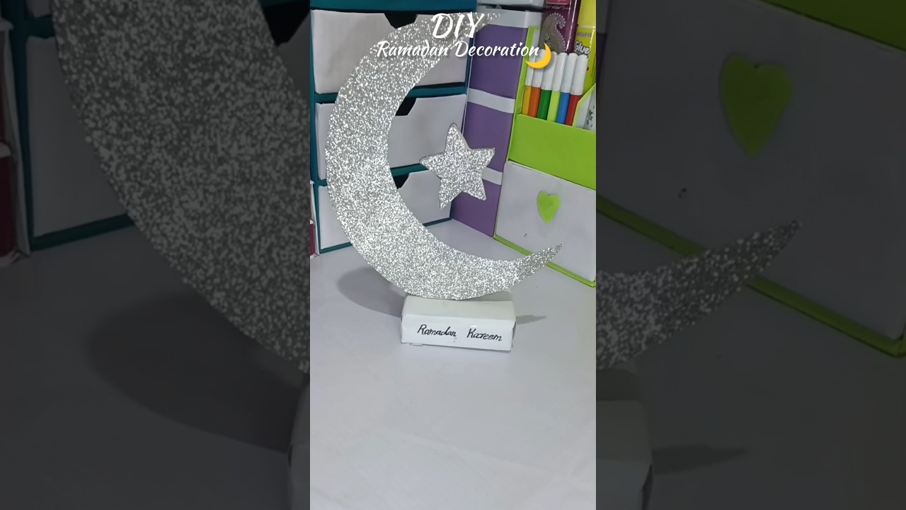 DIY Ramadan Decoration Ideas 2026 🌙 Ramzan Crafts Series Ep 1 #Shorts #diycrafts #ramzan #decoration