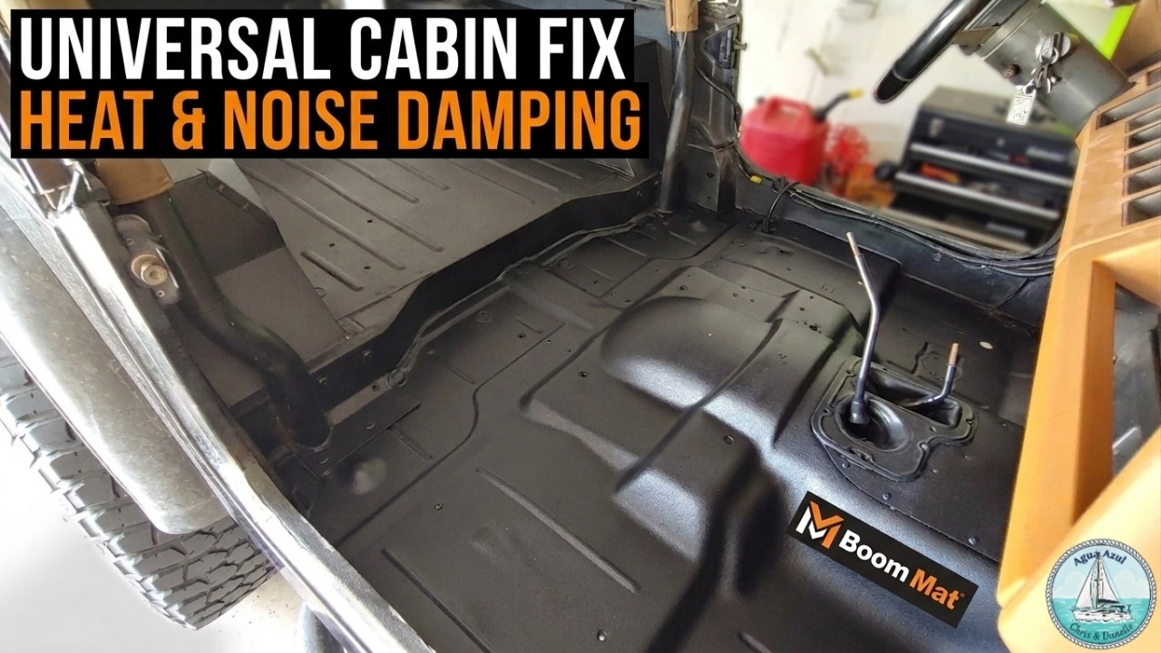 Reduce Floor Heat & Road Noise With $40 Boom Mat || Jeep Mods E34