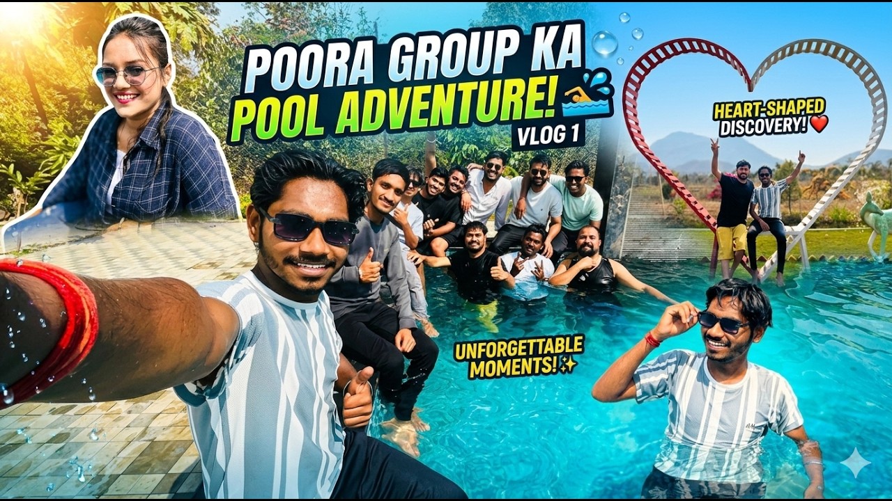 Holi celebration, pool party, vlog by akash