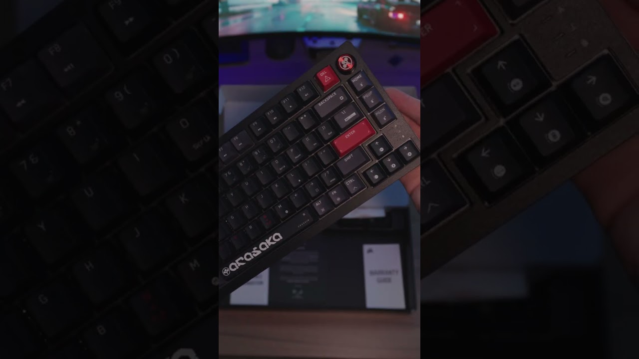 CORSAIR x Cyberpunk 2077: Arasaka Edition Keyboard K65 Plus, Mouse M75 Mousepad MM400