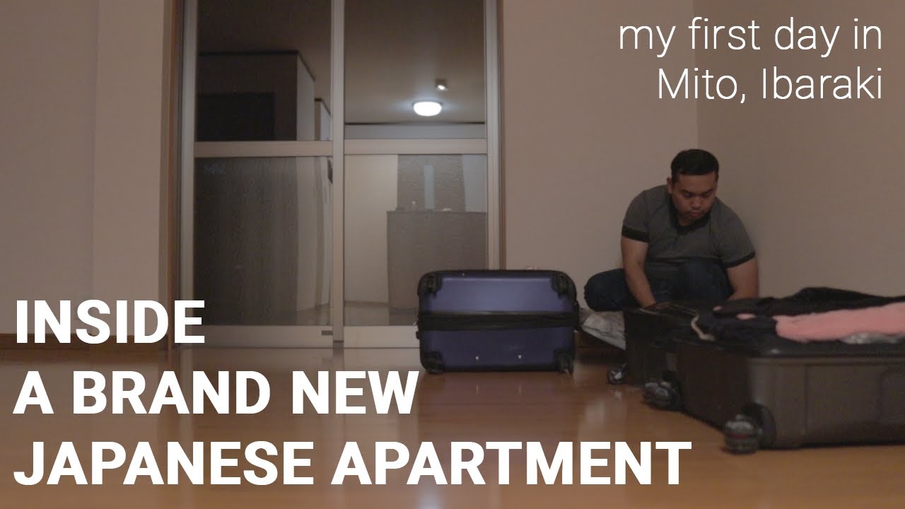 Japanese Apartment house tour | my first day in Mito, Ibaraki