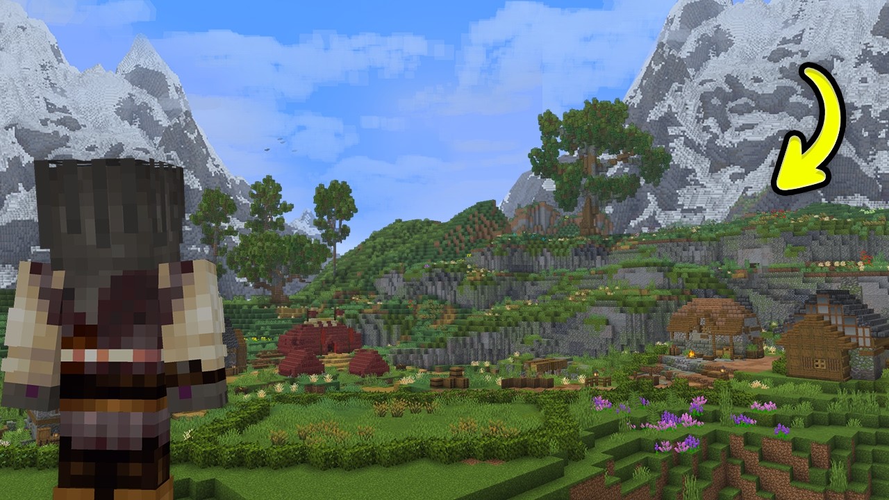 I Built a Mining Village In Minecraft
