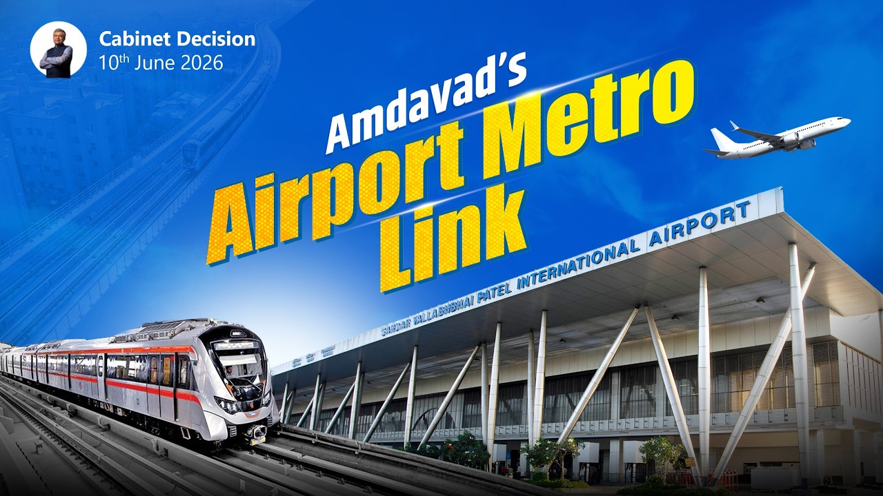 Amdavad Metro Phase 2A Approved | Koteshwar Road&ndash;Airport Metro Link