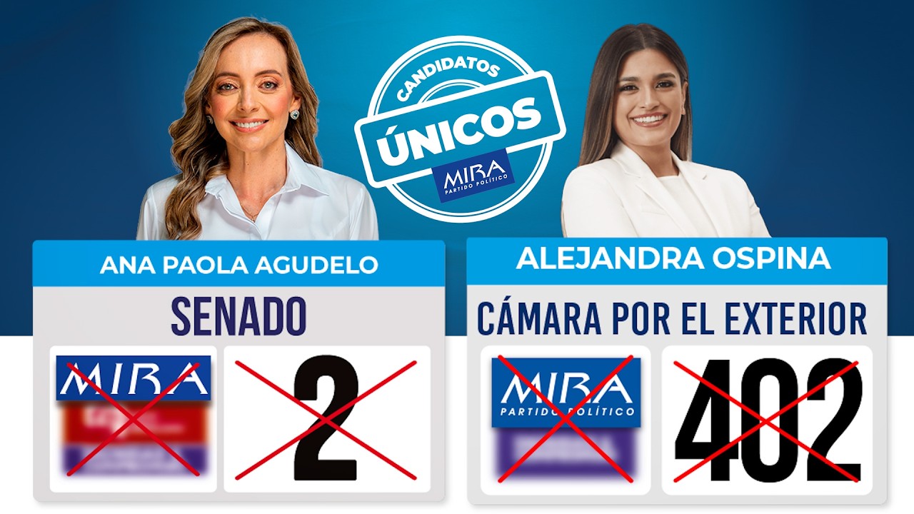 Cómo votar por los candidatos del Partido MIRA en el Exterior | 2 y 402