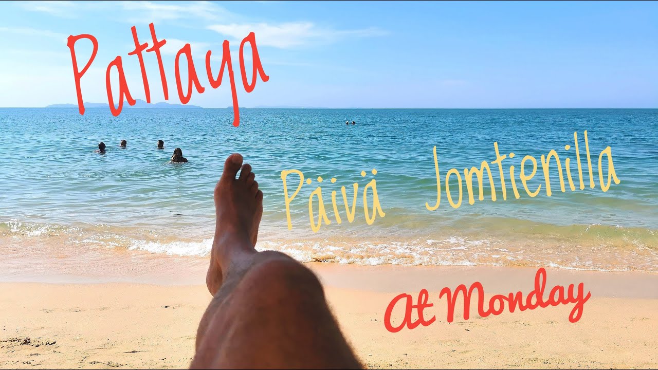 Jomtienin rannalle, to Jomtien beach