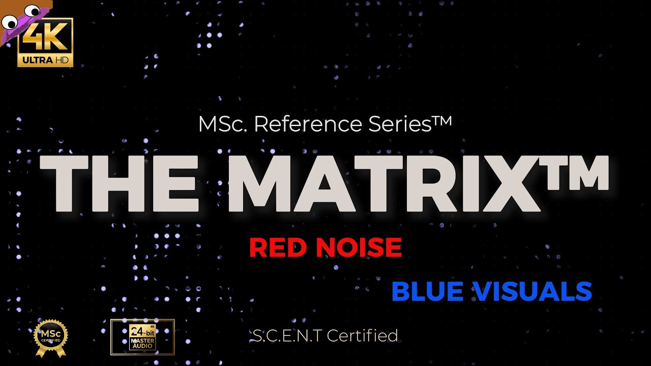 THE MATRIX: Red Pill Protocol | 25 Min Deep Red Noise | 4K HDR Blue Spectrum (24-Bit Lossless)