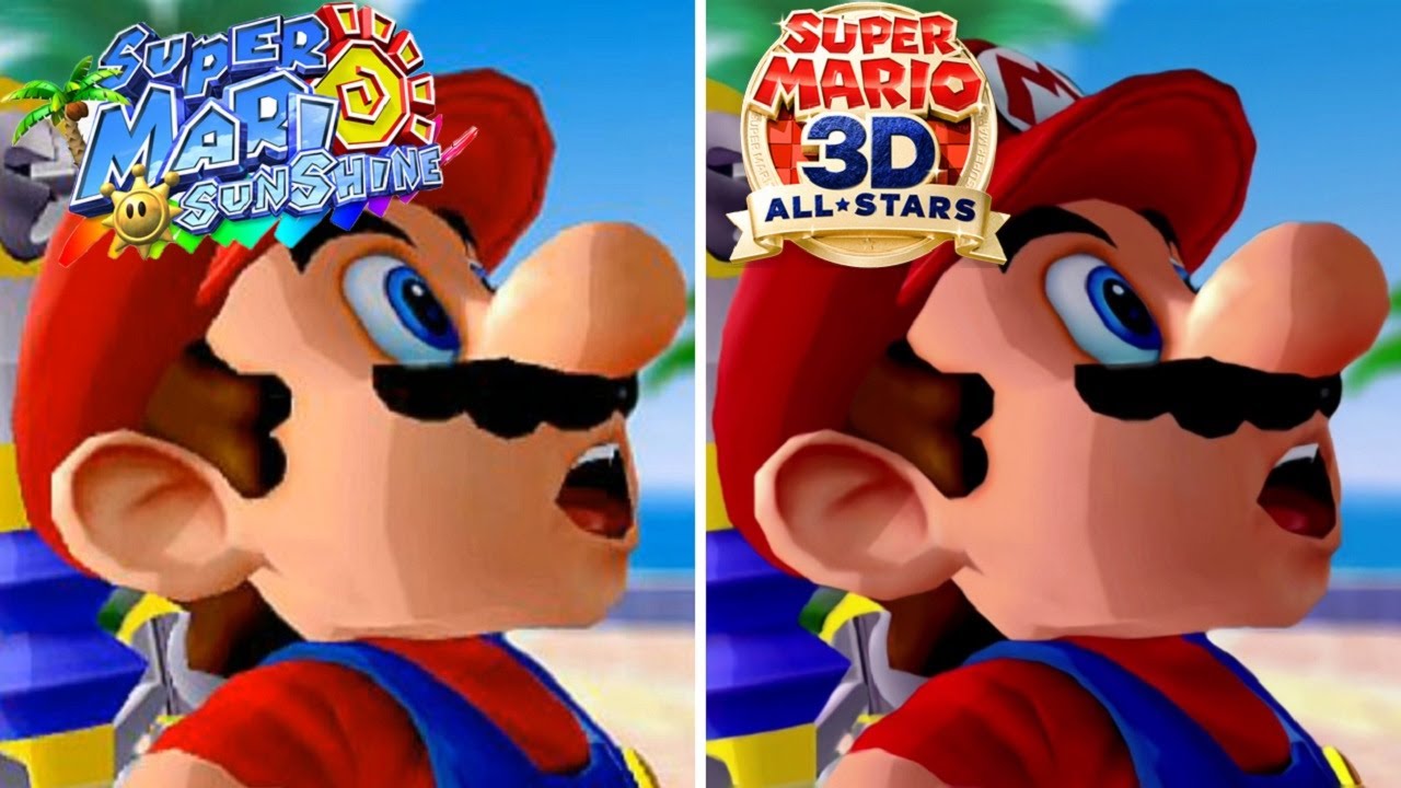 Super Mario 3D All-Stars против Super Mario Sunshine — сравнение всех заставок