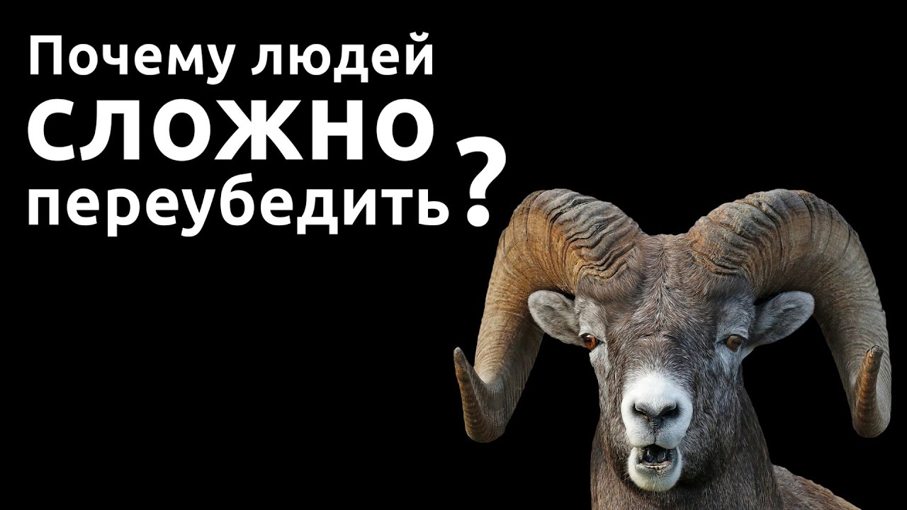 Почему так сложно переубедить человека?