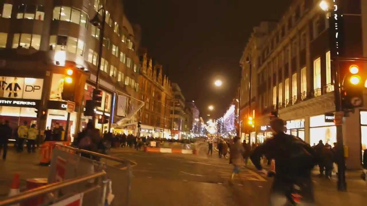A Cycle Ride Under The London Christmas Lights