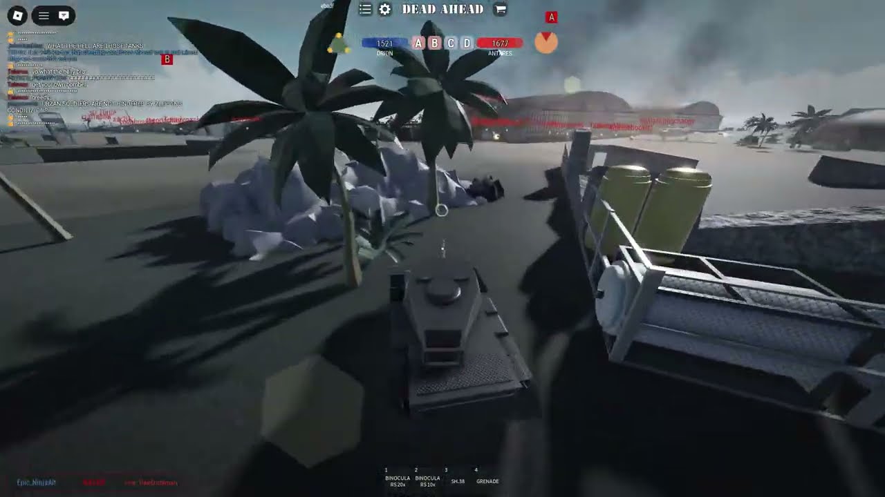 Roblox Dead Ahead - Atoll + Tank gameplay