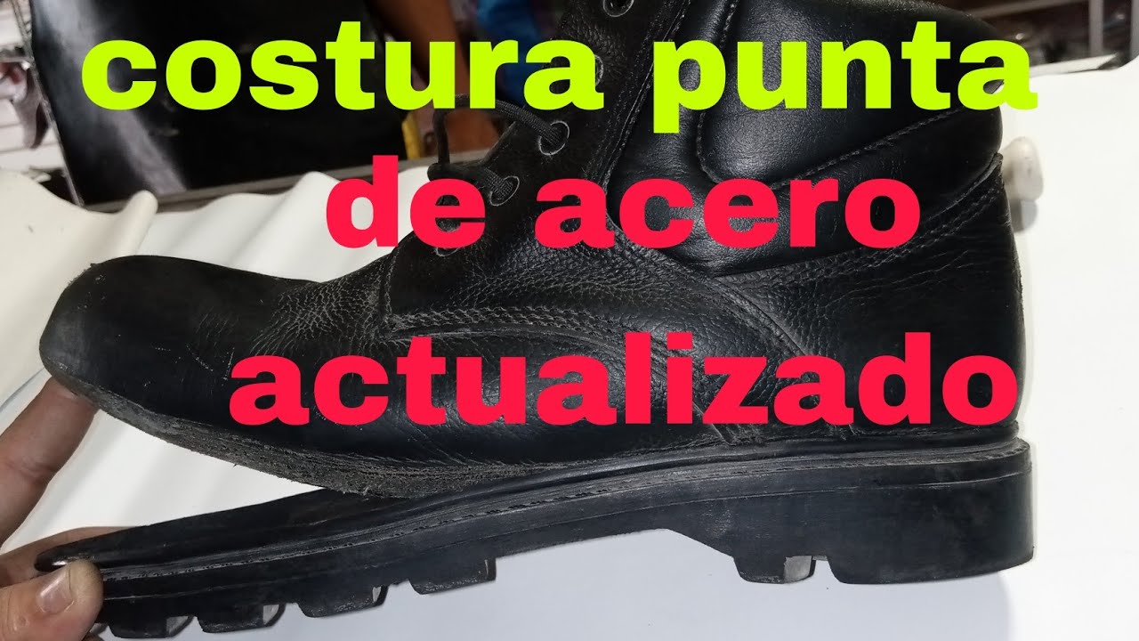 QUIERES APRENDER A COSER LAS BOTAS PUNTA DE ACERO?. AQUI TE MUESTRO COMO HACERLO.