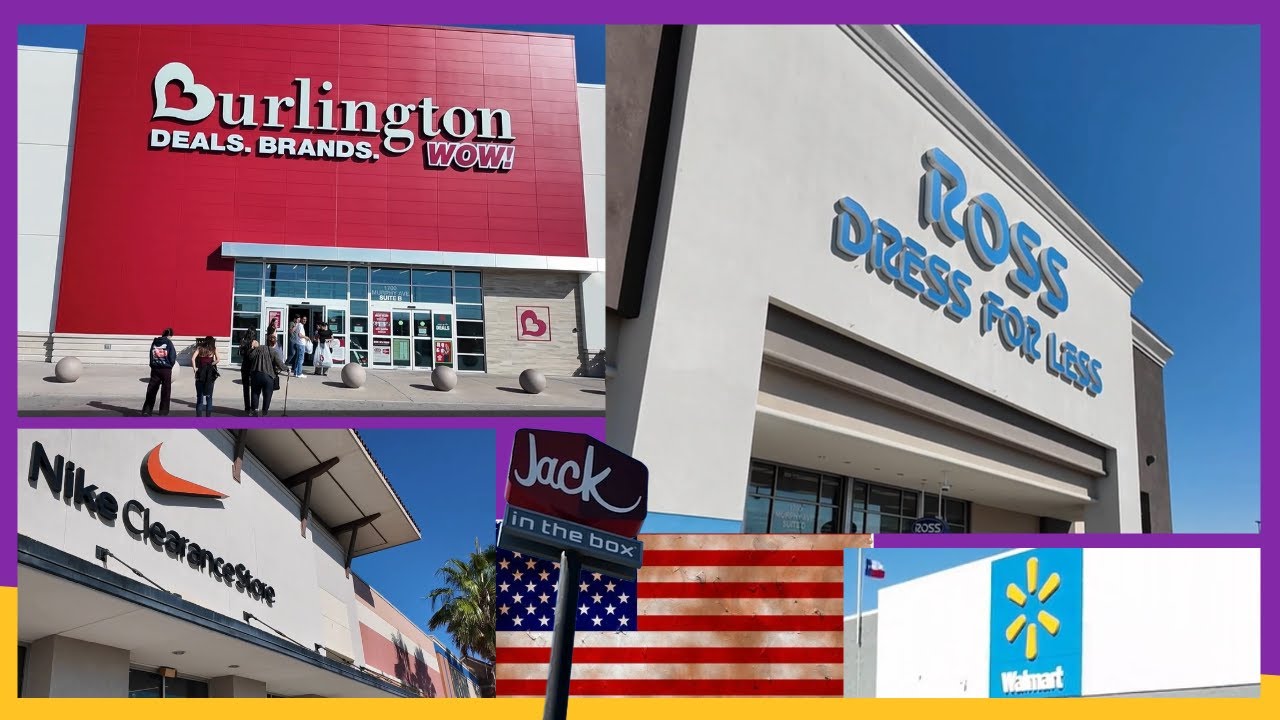 SHOPPING EN ROSS, BURLINGTON, NIKE, WALMART, JACK IN THE BOX!! MCALLEN TX!