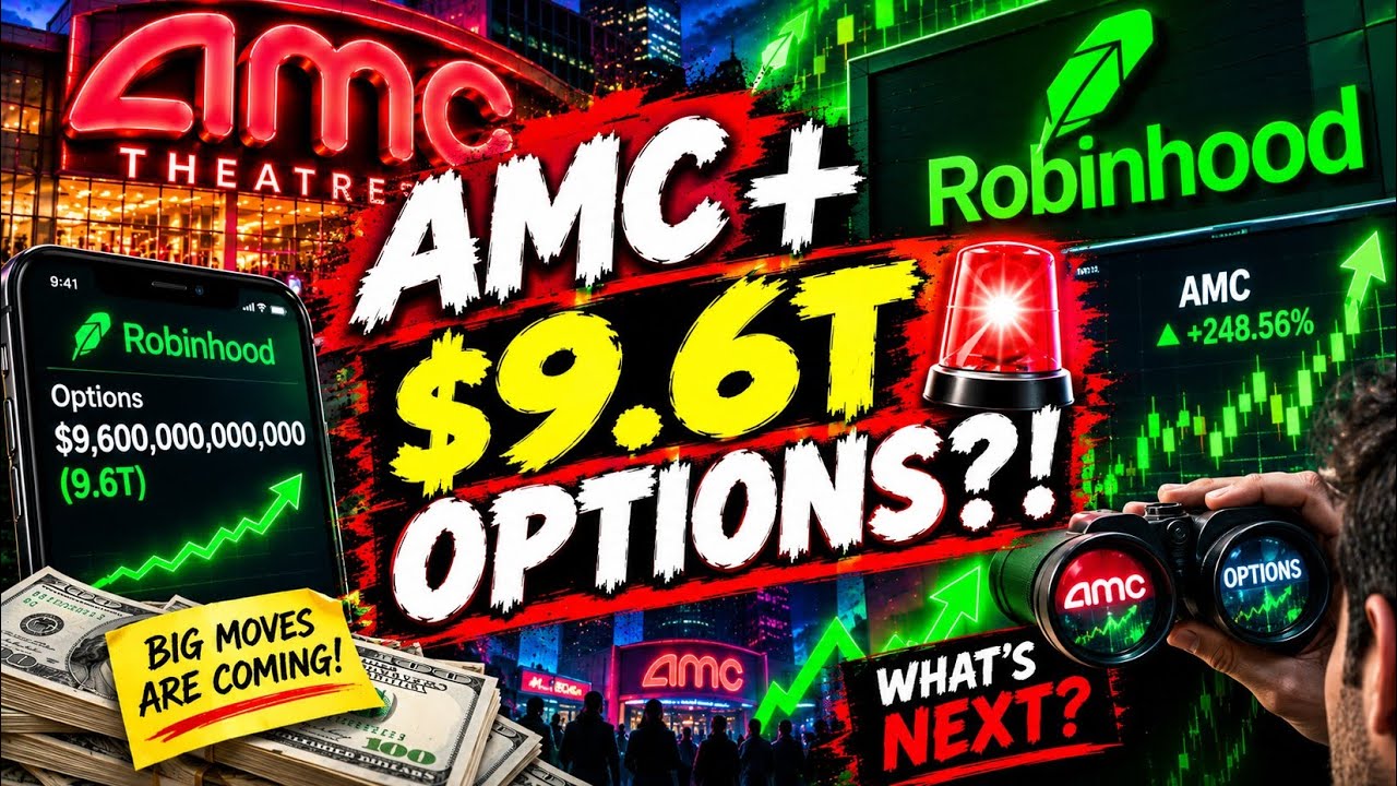 AMC 🚨 ВОЙНА С ТОКЕНАМИ ROBINHOOD + ЭКСПИРАЦИЯ ОПЦИОНОВ НА $9,6 ТРЛН! ЧТО ДАЛЬШЕ?