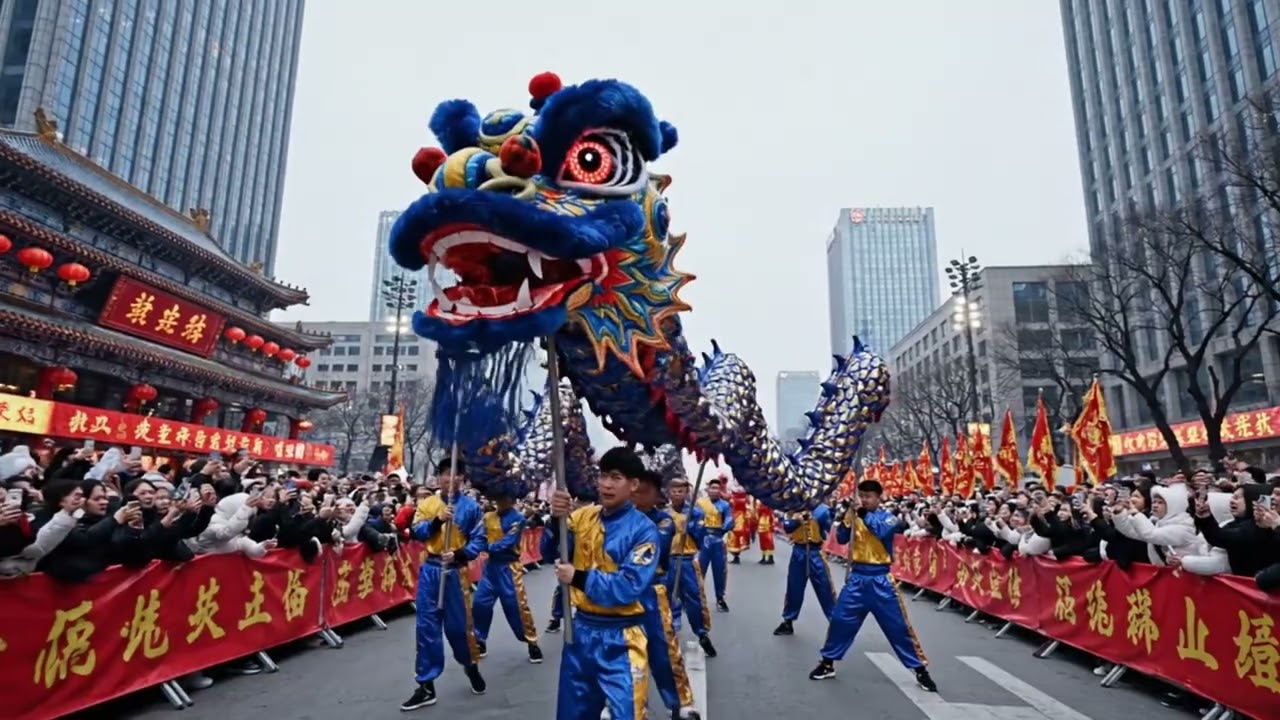When Dragons & Lions Take Over the Streets | China Lunar New Year 2026 🇨🇳