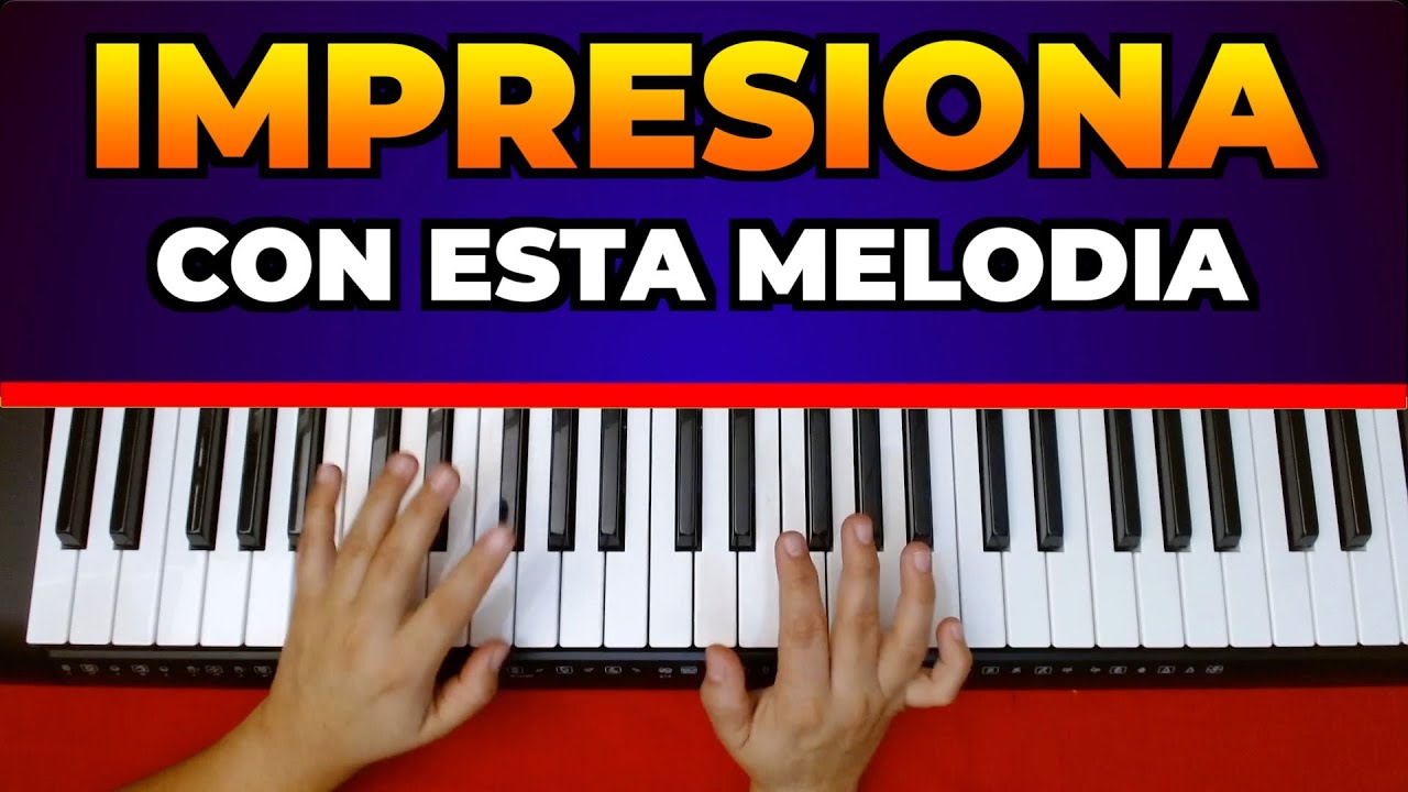 Toca impresionante con estas hermosas melodías en el piano