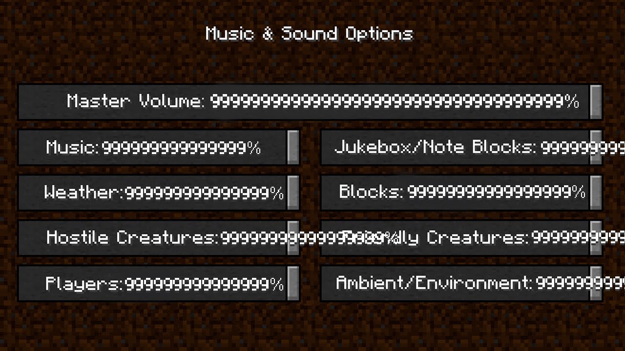 e se eu botar o audio em 99999999999999999999999999999999999999999999999999999%