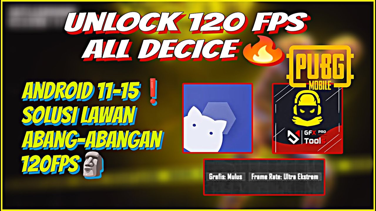 Cara Unlock 120 FPS PUBGM | Jmtools 2025🔥