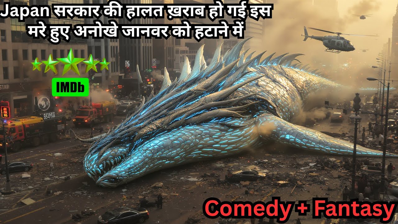 Japan Finally Defeated Godzilla, But How to Remove the Godzilla Body⁉️⚠️😱 Movie Explained in Hindi