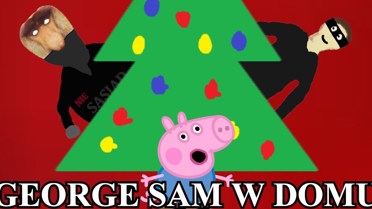 George sam w domu! Świnka Peppa świąteczna przeróbka #przeróbka #świnkapeppa #xd #śmieszne