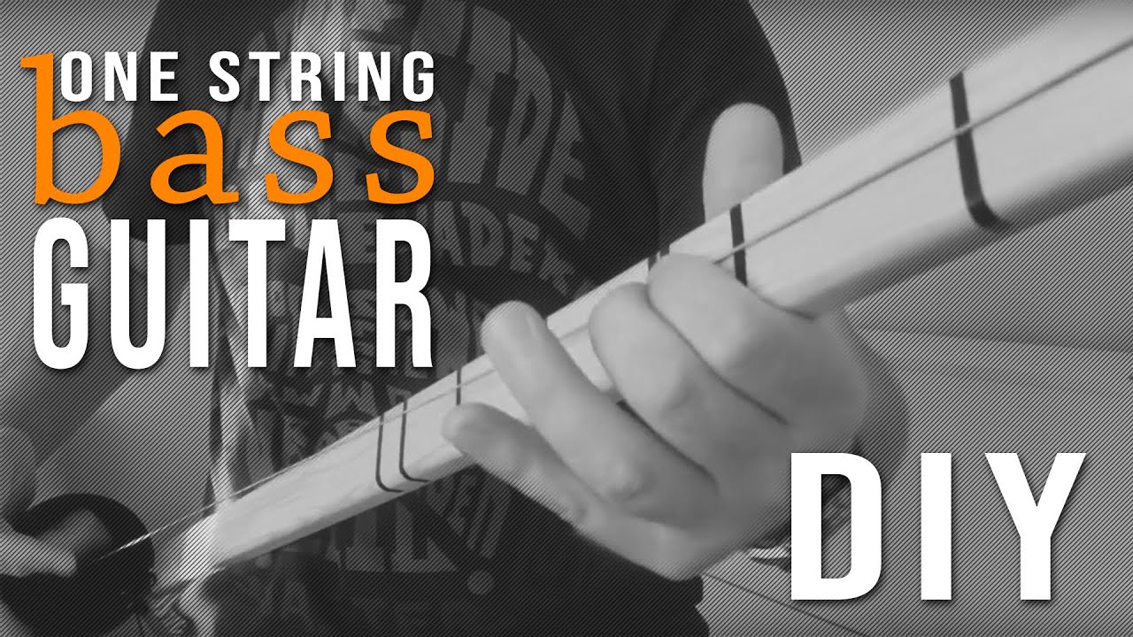 vlog - DIY one string bass guitar