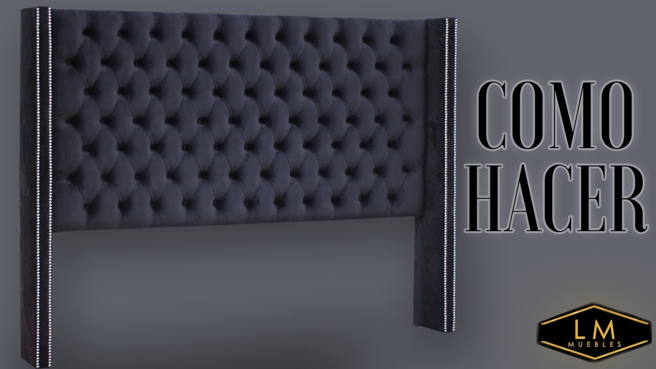 COMO HACER ELEGANTE CABECERA DE CAMA.