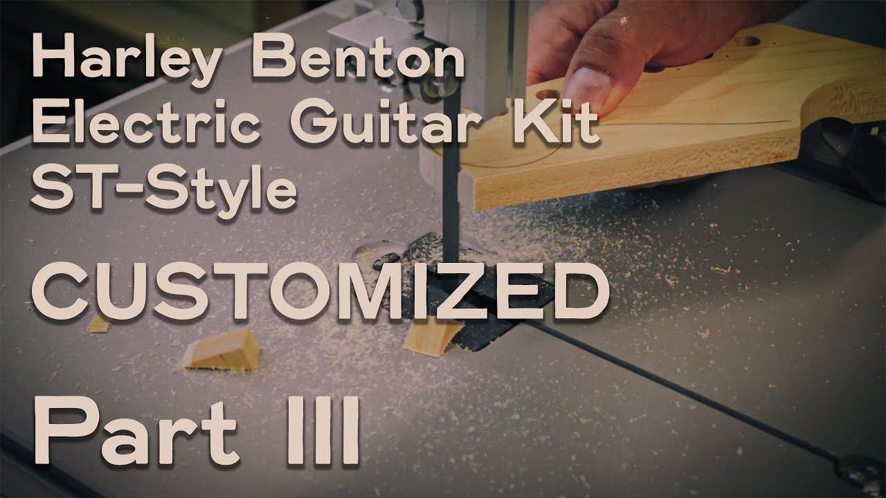 Harley Benton Guitar Kit ST-Style CUSTOMIZED, Part 3 - Neck Customization