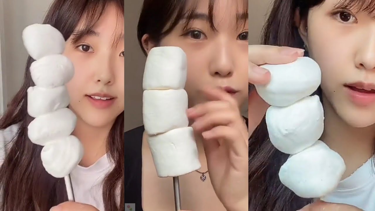 Asmr Mukbang Eating | Meeze | Marshmallow | 마시멜로 | マシュマロ