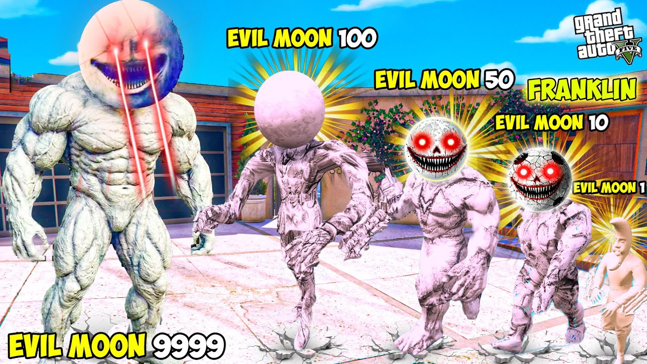 Evolution of Franklin And Evil Moon &ndash; From Baby Moon to Evil Moon in GTA 5