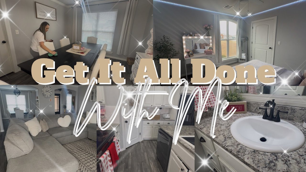 GET IT ALL DONE WITH ME | SUNDAY RESET | SPEED CLEANING | CLEANING MOTIVATION | CLEAN WITH ME